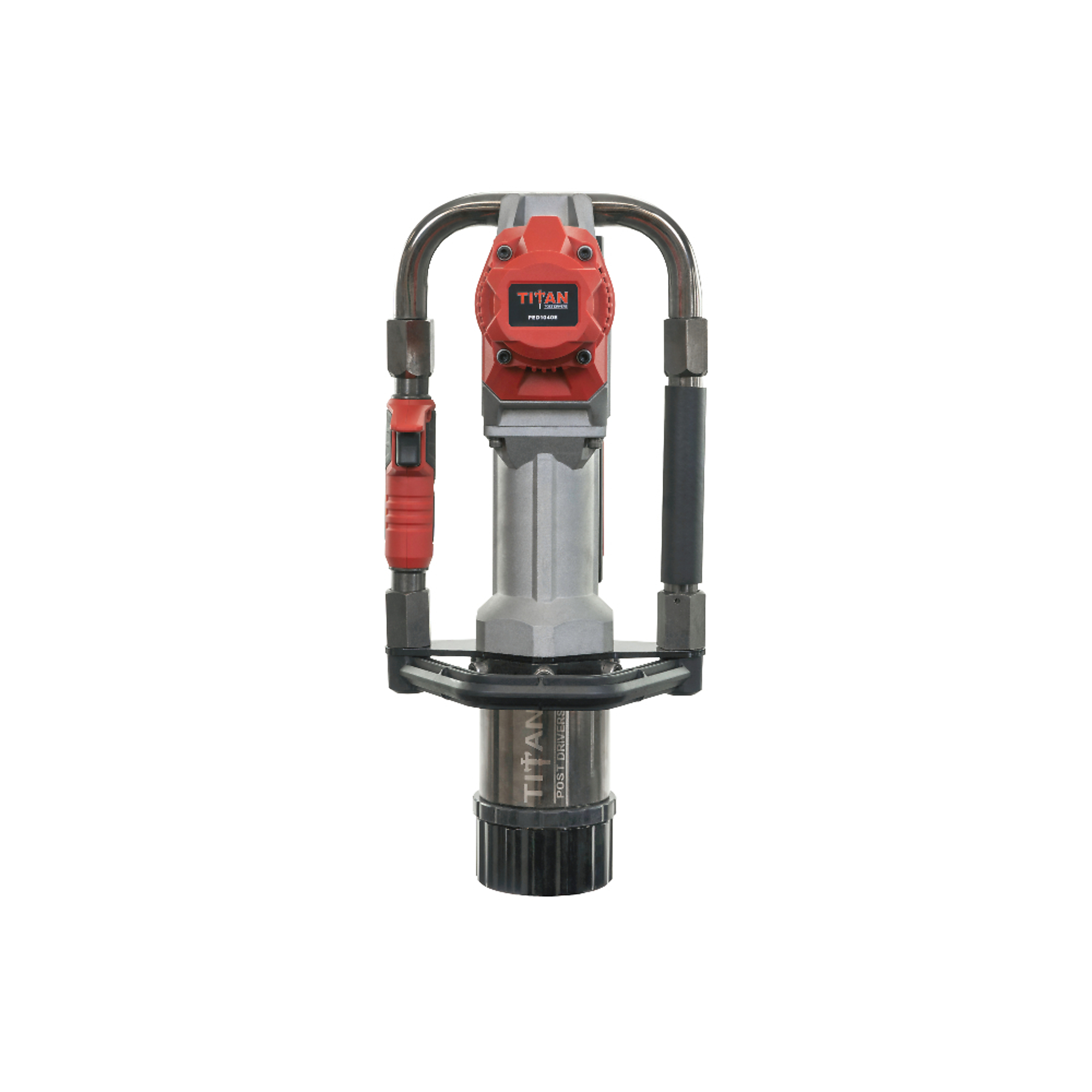Titan Post Driver | Residential | 2.5 In. Diameter | Electric 40V DC w/ 2 4AH Batteries